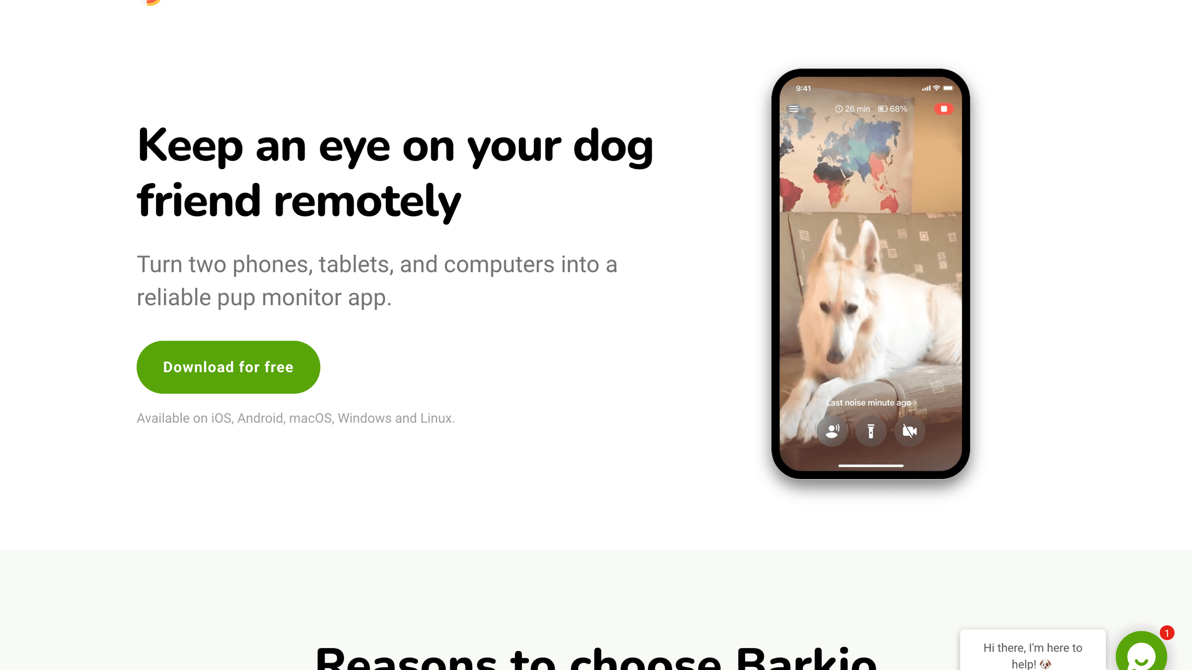 Barkio - Keep an eye on your dog friend remotely