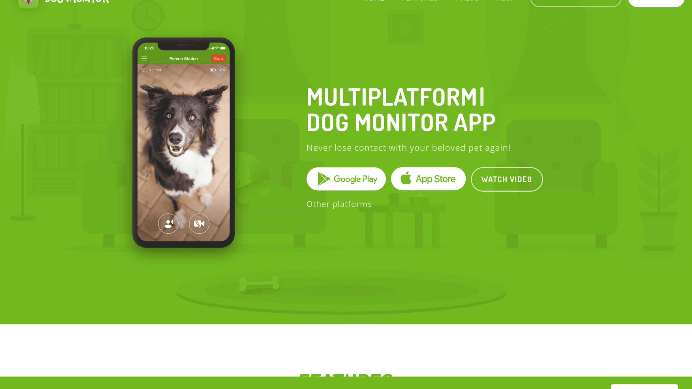 Dog Monitor - Multiplatform dog monitor app